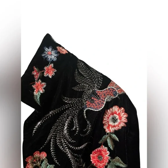 Zara Floral Embroidered Blazer - Picture 11 of 13